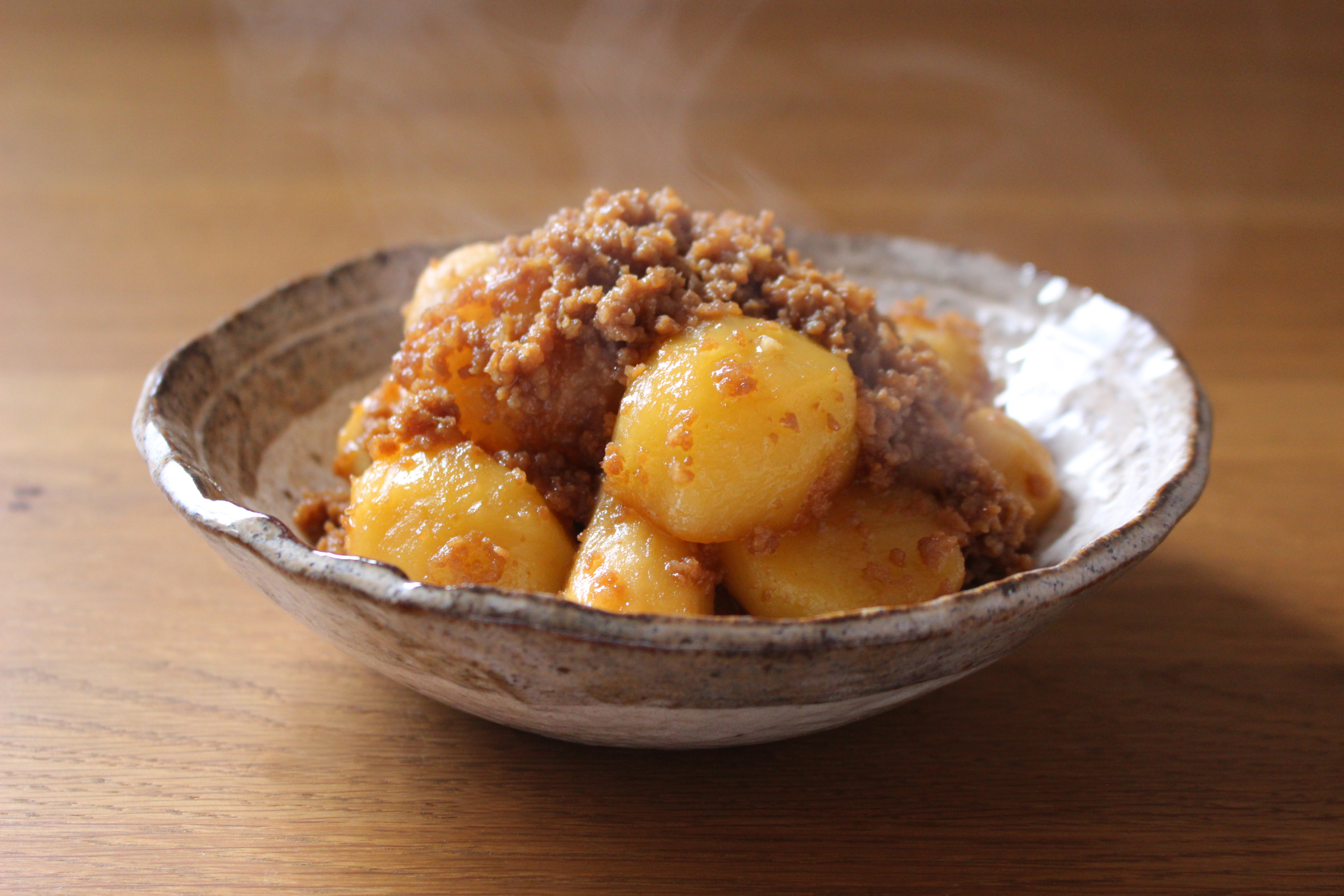 いもと肉でいろいろ煮物 ひよこ食堂