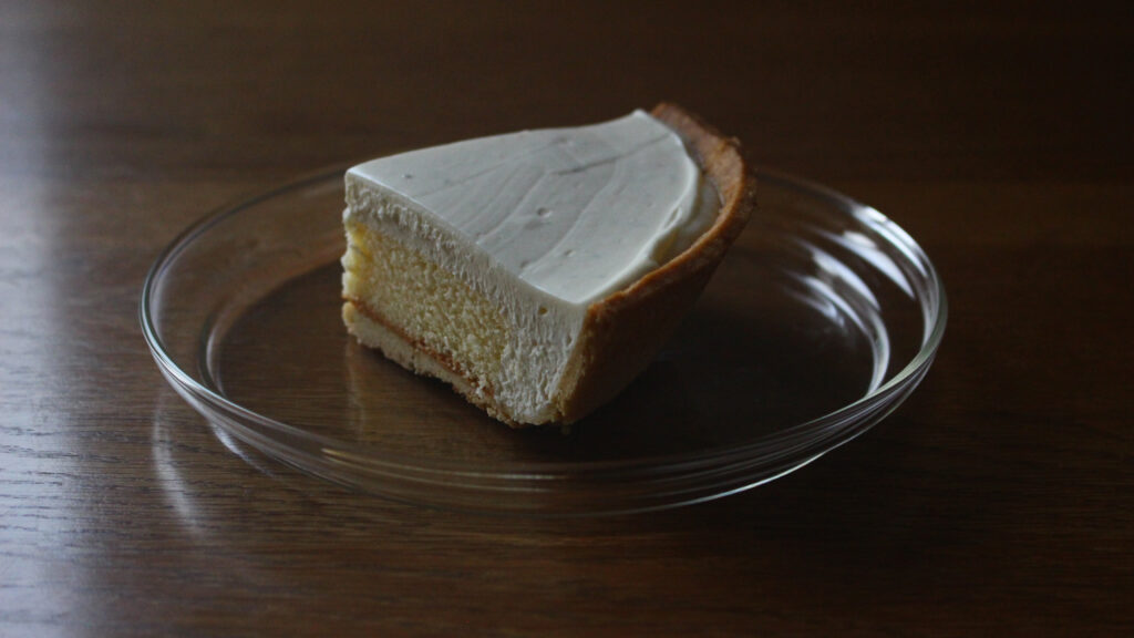 白いチーズケーキタルト