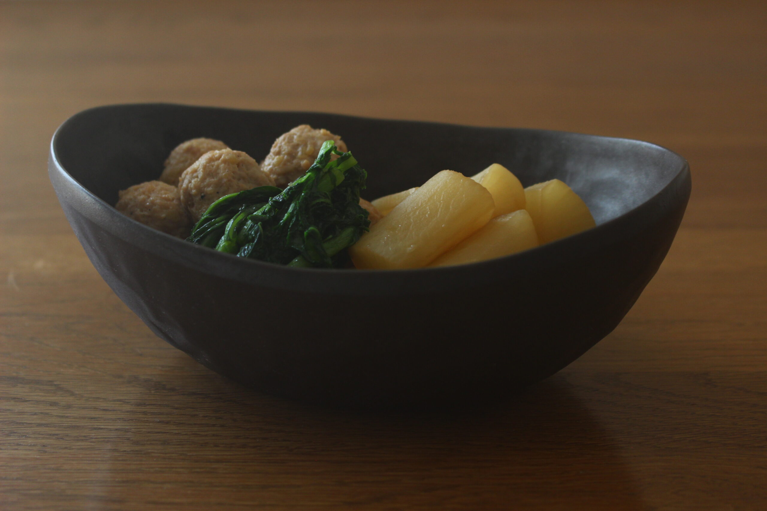 鶏だんごと大根の煮物