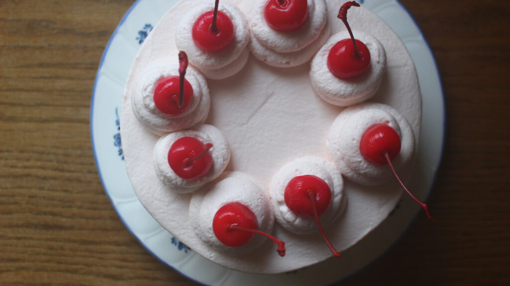レトロなショートケーキ