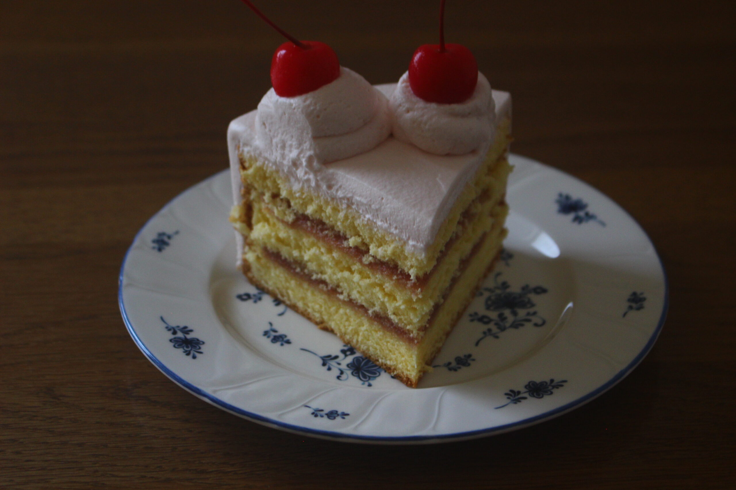 レトロなショートケーキ