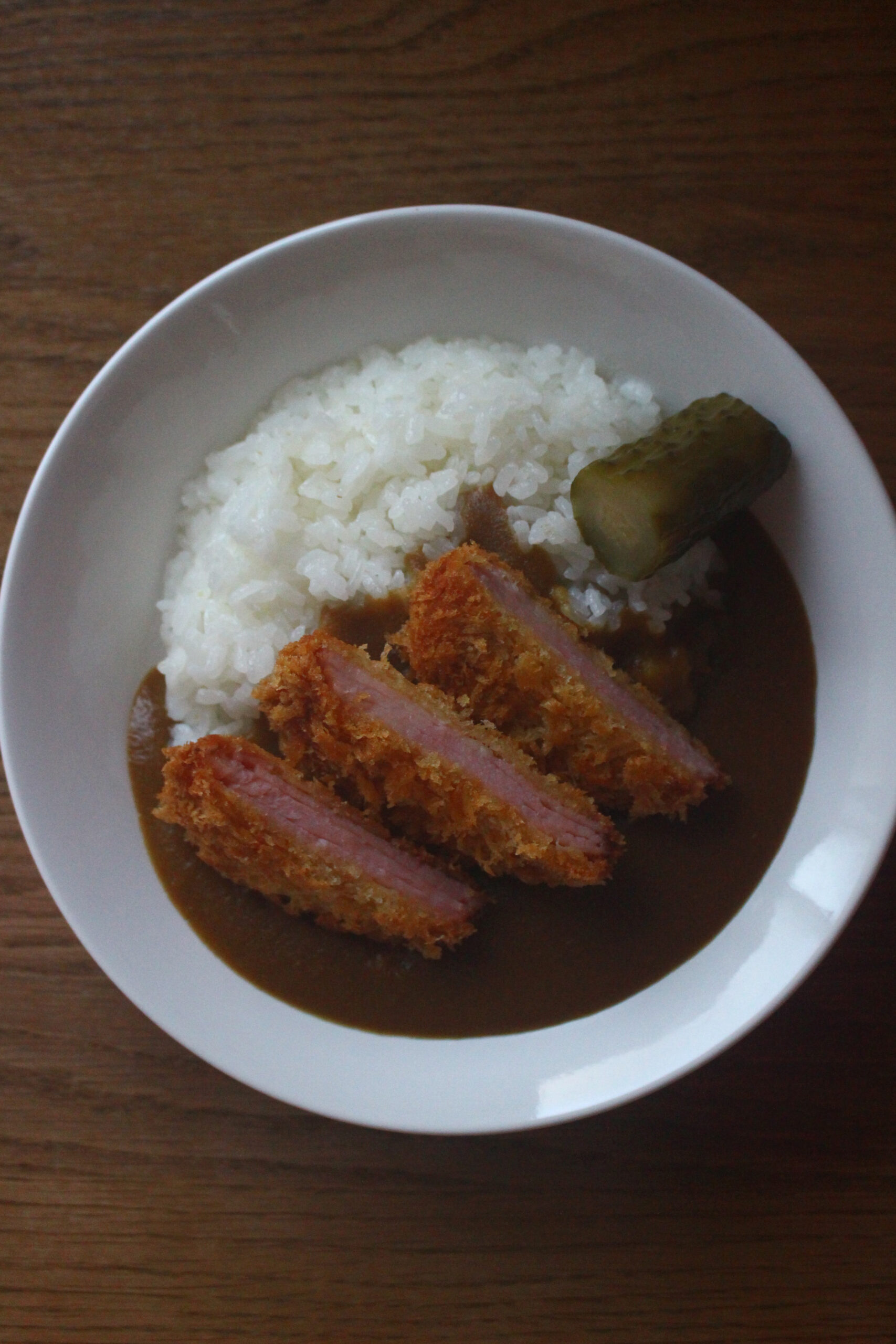 ハムカツカレー