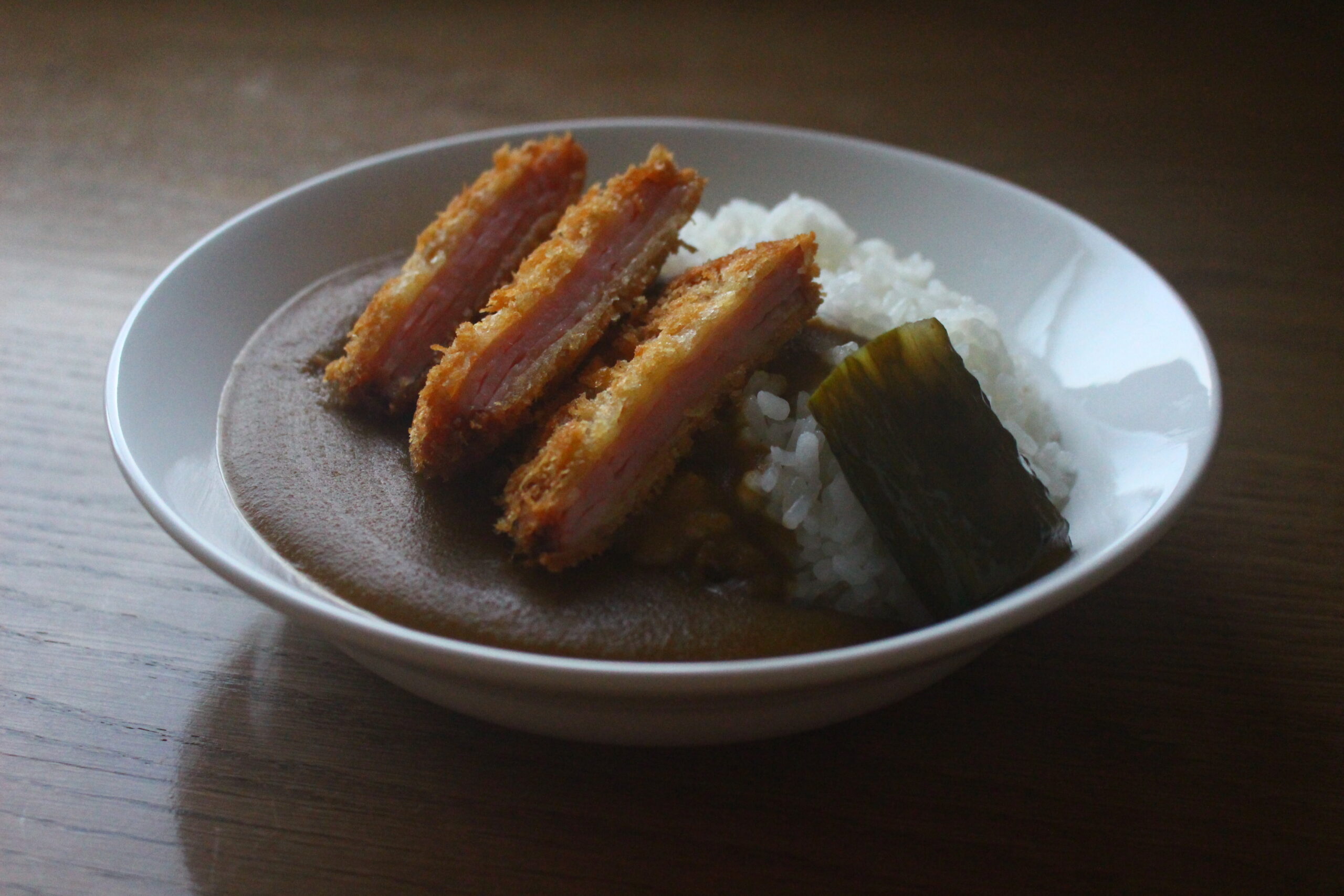 ハムカツカレー