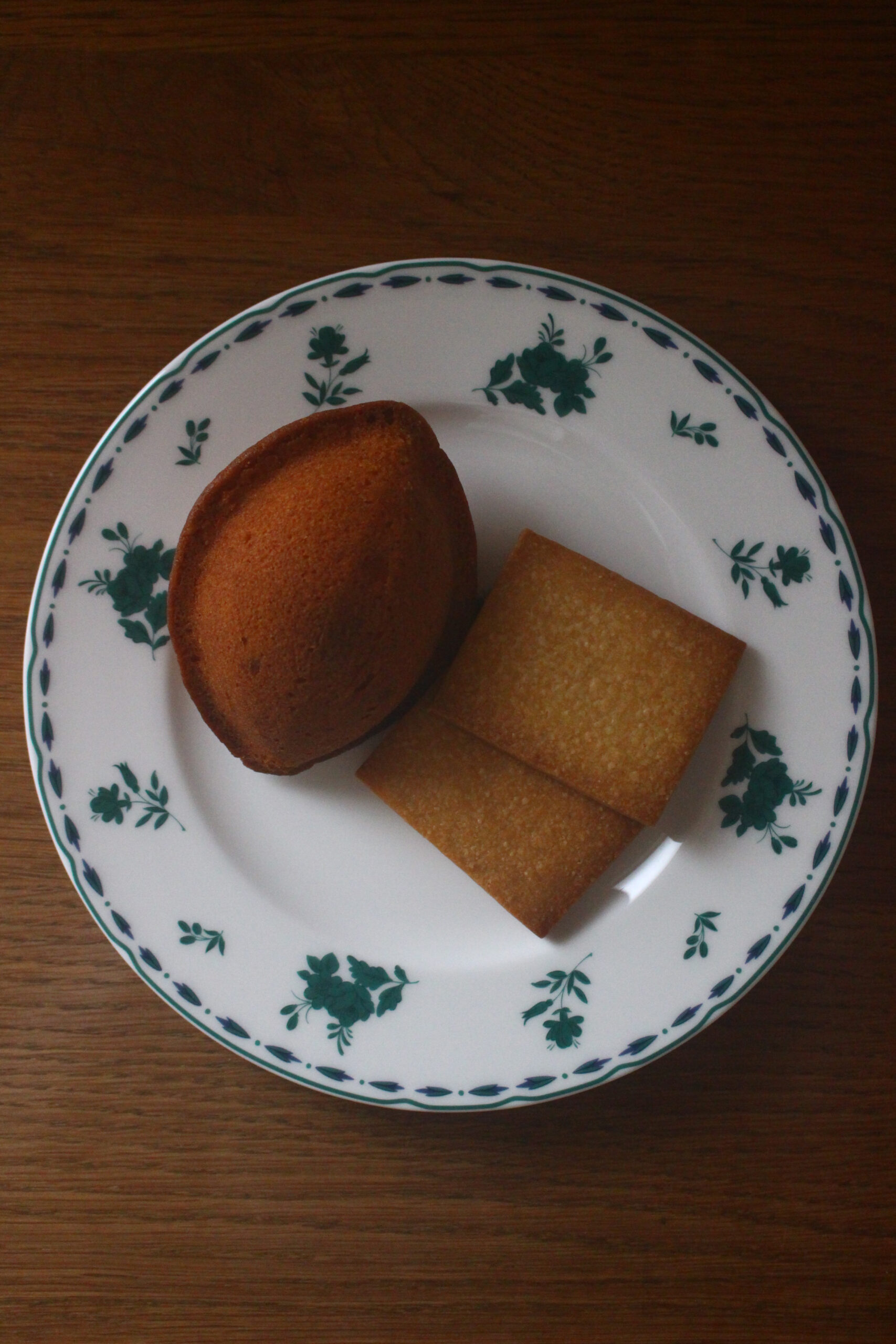 柑橘ピールケーキとクッキー